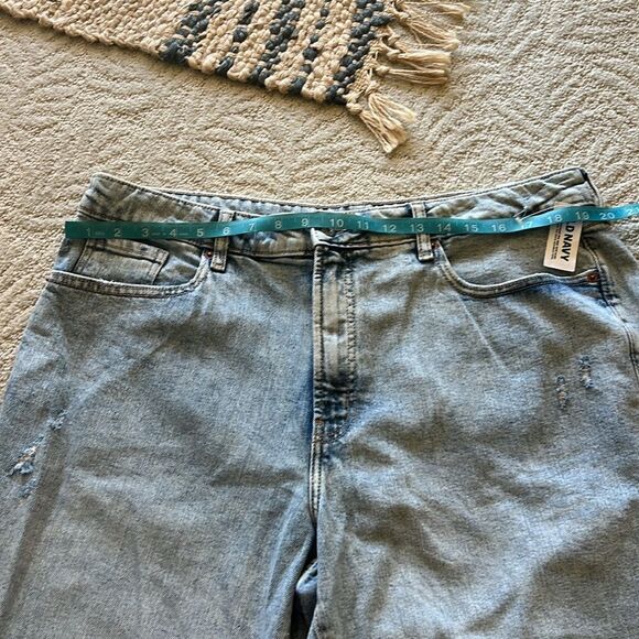 NWT High-Rise O.G. Straight Ankle Classic Blue Distressed Women's Jeans Size 20 - Picture 14 of 16